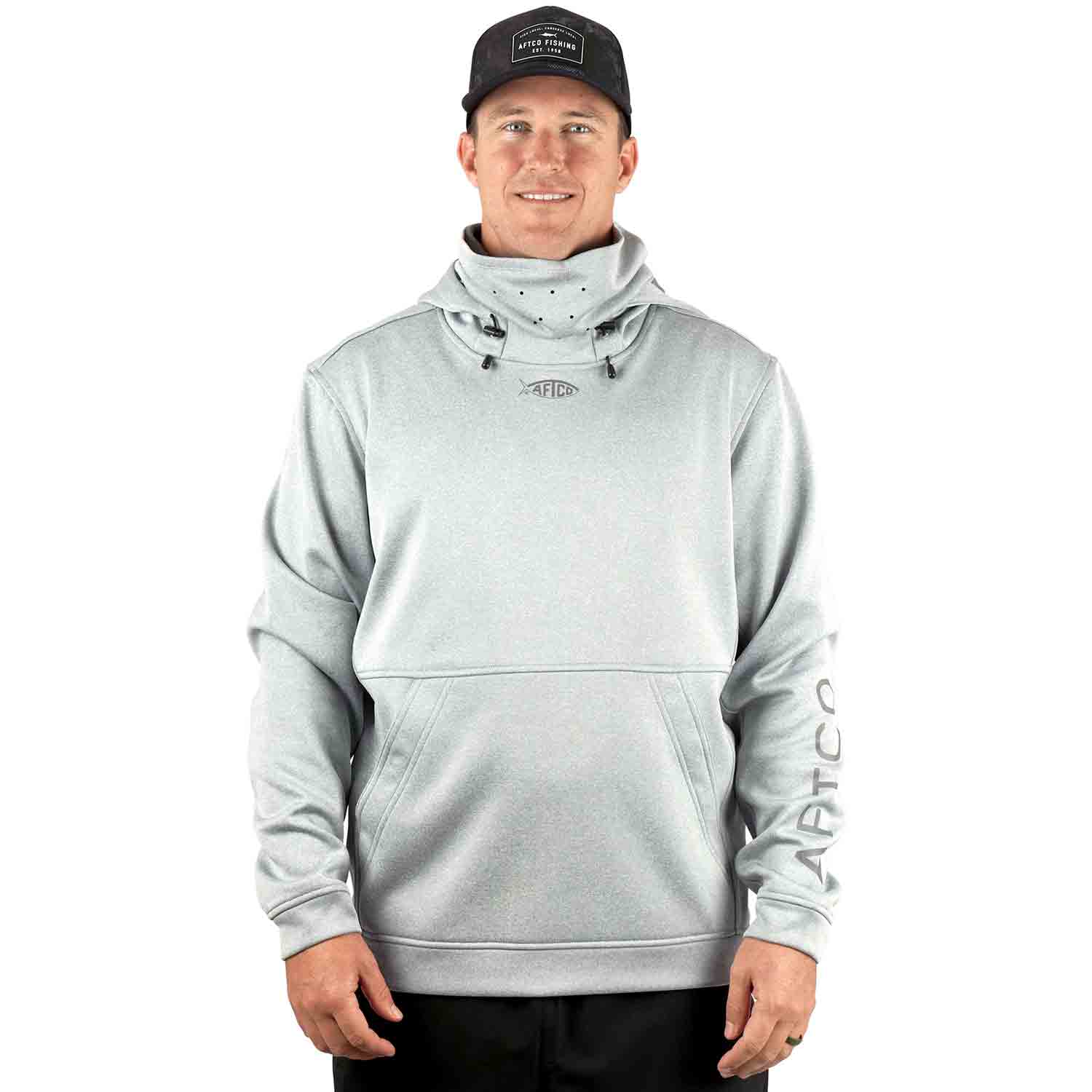AFTCO - Reaper Hoodie Deep Green 2 Color Logo main image 1